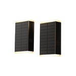 2 pack porch light durable abs material wall sconce black Dawn lighting