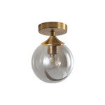 1-light light fixtures metal glass lights and fixtures gold gray ceiling lamp