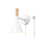 1 light sconce light metal indoor lights matte white danvers living room light
