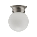 1 light bathroom light glass light fixture brushed nickel ceiling light