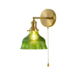 1 Pack green lighting flower green-light  plug in wall glass wall light