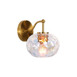 1 light wall sconce light glass vanity lighting gold wall lamp