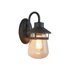 E26  Wall sconce black wall lighting glass, metal wall lamps