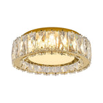 11 in led light alloy steel crystal lights gold bathroom light