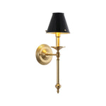 Industrial wall light metal vanity light gold black bedroom light