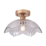 Modern bulb light glass lighting fixtures clear Living Room light