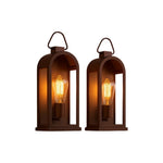 2 pack indoor light metal wall sconce vintage brown doorway light