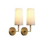 2 pack wall lighting fabric metal corridor kitchen antique shade of light