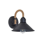 10 Inch light bulb brass light fixture black wall sconce