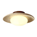 9.8” lampshade light stone kitchen light yellow hallway light