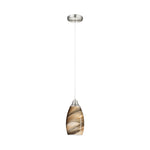 1 Pack pendant light glass kitchen island brown hanging lamp