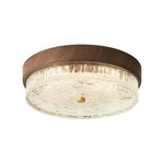 Adjustable bedroom lamps acrylic metal indoor light walnut led lighting