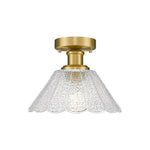 10 Inch light bulb light glass metal ceiling light gold light fixtures