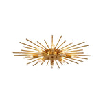 8 light kitchen light metal light fixture gold Living Room