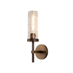 Modern wall light glass brass vanity light fixtures bronze indoor wall sconce