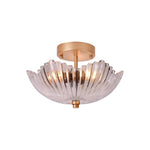 Modern bulb light glass ceiling light gold ceiling mount flush light