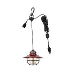 LED hanging light red pendant light alloy steel indoor light