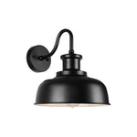 Farmhouse wall light iron metal lighting fixture black white garage light