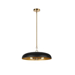 3 Light bulbs light black and gold light fixture metal pendant lights