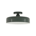 13-Inch ceiling lamp metal ceiling light green flush mount light