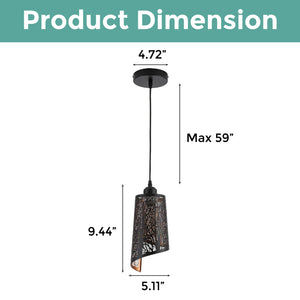 Industrial pendant lighting black hanging light metal island lights