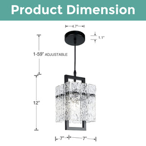 Modern crystal lights ‎Black pendant light Glass hanging light