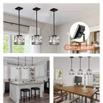 Glass heat lamp fixture Chandelier tiffany pendant light 6" Wide stained glass ceiling light
