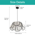 2 tier modern DIY pendant light