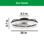20 Inch ceiling fans brown lights with fans ceiling metal plastic ceiling fan light