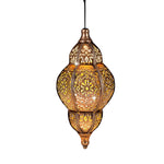 Bohemian lantern light copper solar light metal garden light