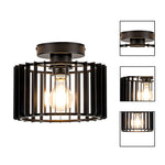 9 Inch ceiling mount light black antique ceiling light fixtures metal ceiling light