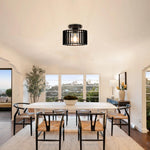 9 Inch ceiling mount light black antique ceiling light fixtures metal ceiling light