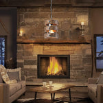 Farmhouse light bulb dark brown pendant lights wood, metal lights kitchen