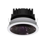 LED recessed light, 3000K, Bright Black reflector
