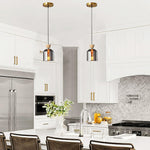 3 Pack bulbs light chrome shade of lights glass  pendant light