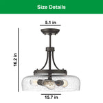 3 Light bulb light oil rubbed bronze bathroom light fixture glass, metal pendant light