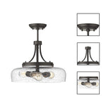3 Light bulb light oil rubbed bronze bathroom light fixture glass, metal pendant light