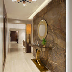 4 Light light fixture black, natural wood ceiling lighting metal, wood lights ceiling led