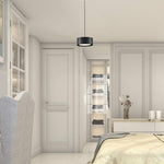 LED hanging lighting black island lights acrylic, metal pendant lights