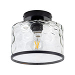 Mid century kitchen flush black Crystal ceiling mount glass, metal modern bright ceiling lights