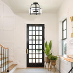 2 Light kitchen lighting dark bronze ceiling light alloy steel, glass vanity light