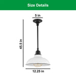 1 Light farmhouse lighting white,black light fixture metal pendant lights