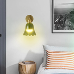 10000mAh wall sconces green battery power wall sconce glass, iron wall light