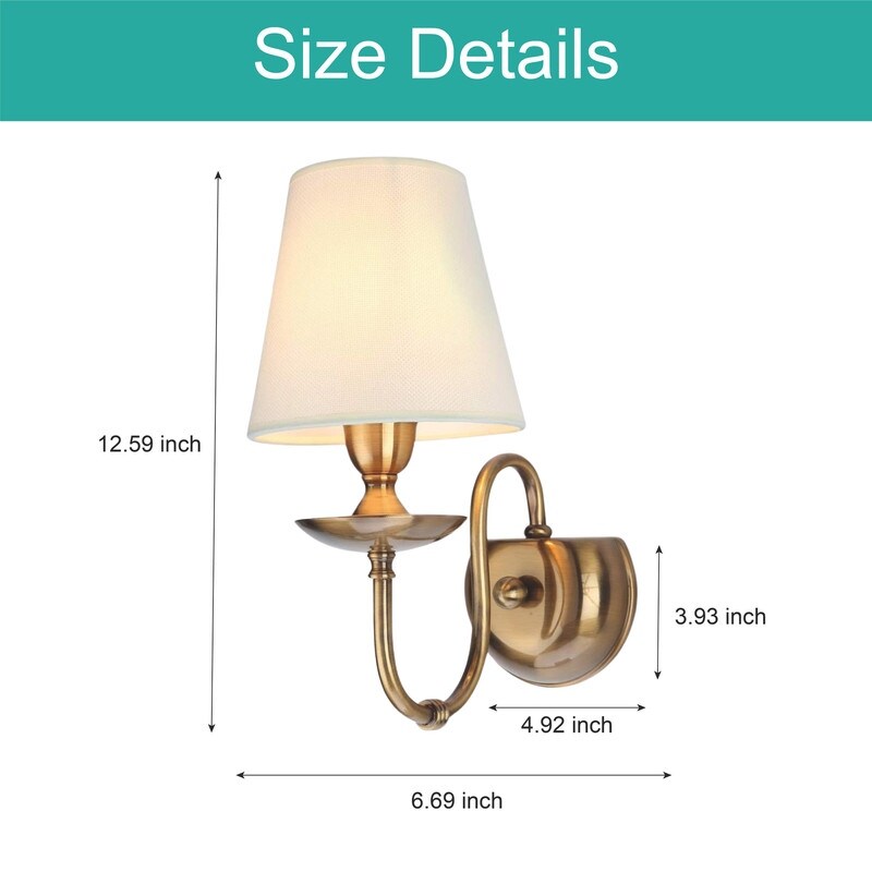 1-Light wall lights gold sconce lights metal lights fixture