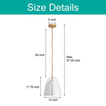 1-light dining room light white and gold kitchen light fixtures metal pendant light