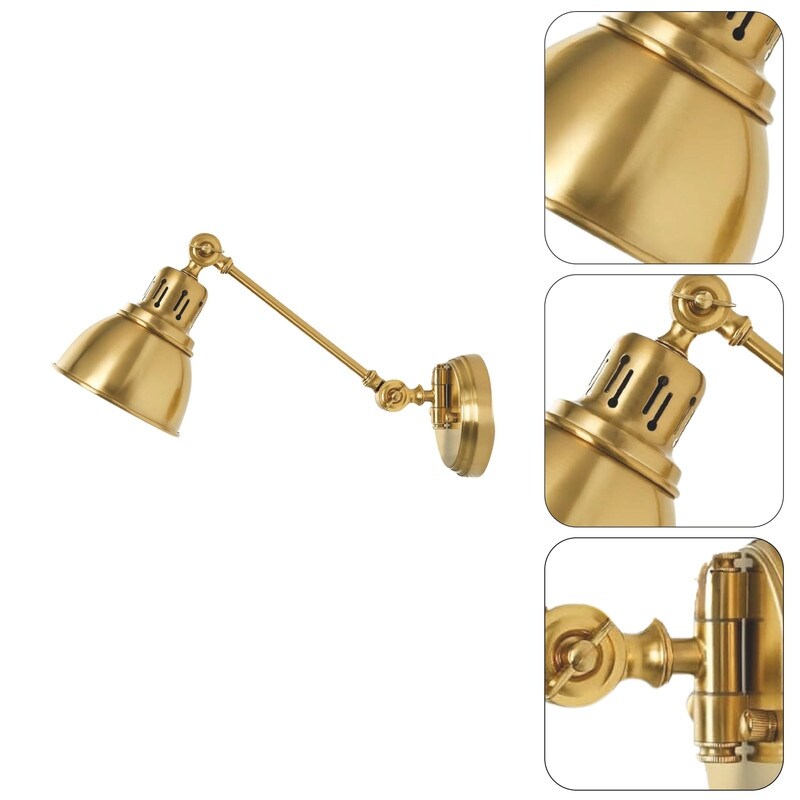 2-Pack wall lights gold sconce lights iron living room lights