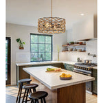 2 light boho pendant light hand woven hemp rope cage hanging light fixture rattan wicker pendant lamp