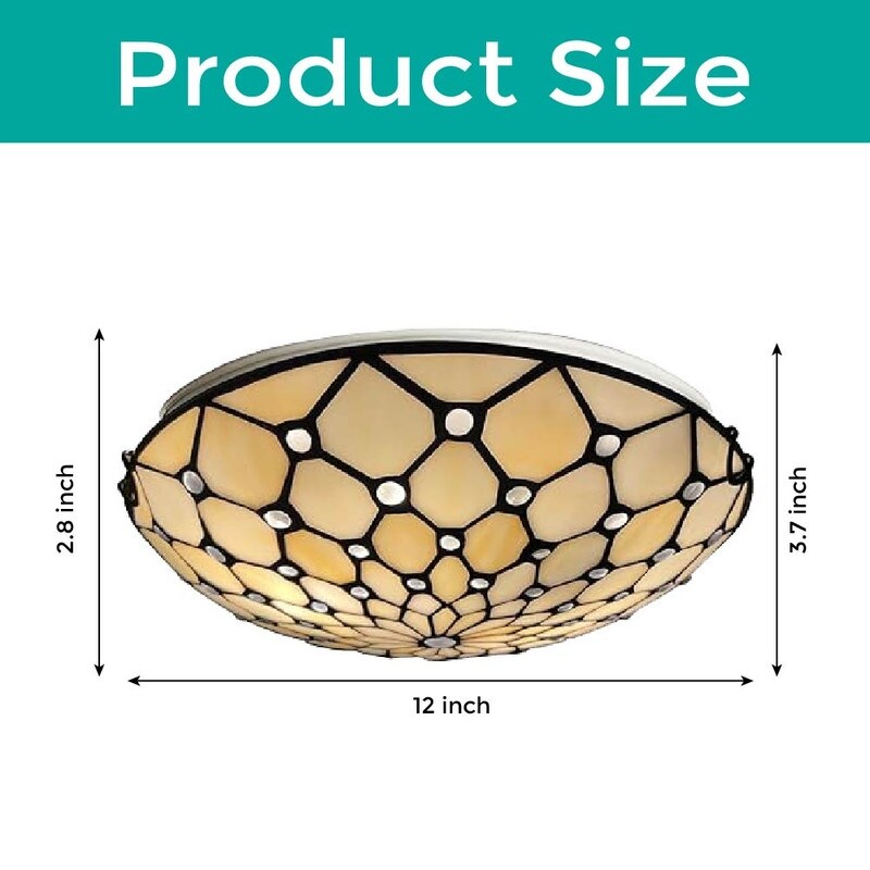 2-lights flush mount light Jewel dining light glass ceiling lights