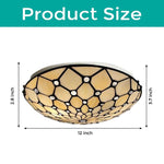 2-lights flush mount light Jewel dining light glass ceiling lights