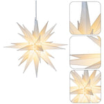 21” Large christmas light white holiday lights plastic fixtures light